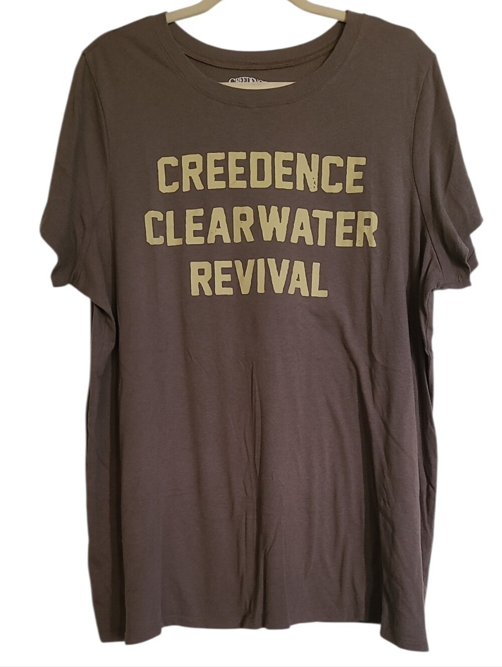 Torrid Creedence Clearwater Revival Brown Graphic Tee Plus Sz 3